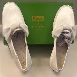 Keds womens White Slip-On Shoes
